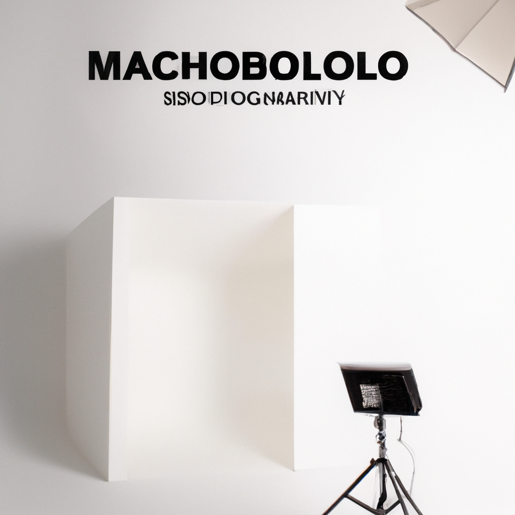 Minimalist white cyclorama with softbox lighting ready for an editorial portrait session